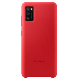Samsung Silicone Cover pre Samsung Galaxy A41 Red